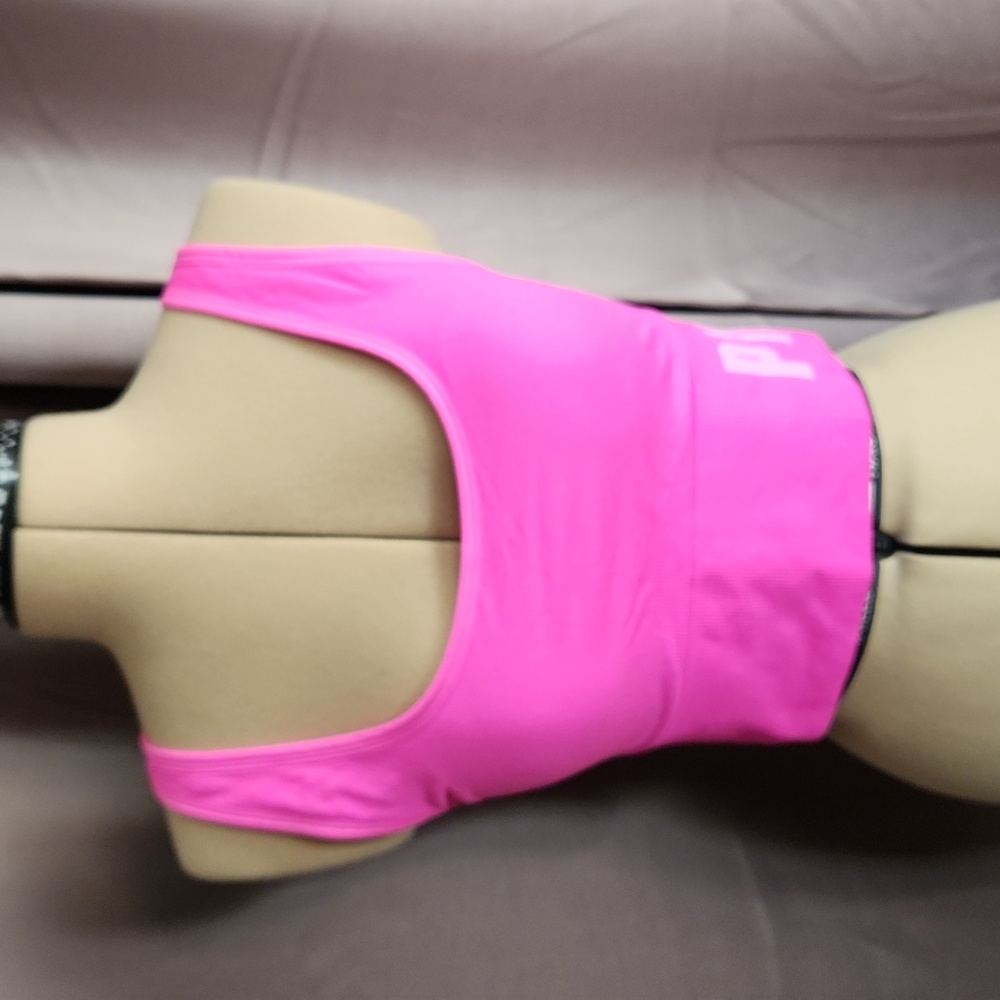 PINK VS sports bra top bright pink color💕